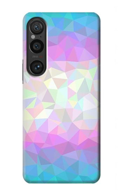 S3747 Trans Flag Polygon Case For Sony Xperia 1 VI