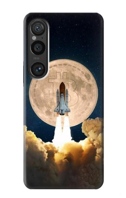 S3859 Bitcoin to the Moon Case For Sony Xperia 1 VI