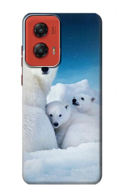 S0285 Polar Bear Family Arctic Case For Motorola Moto G Stylus 5G (2024)