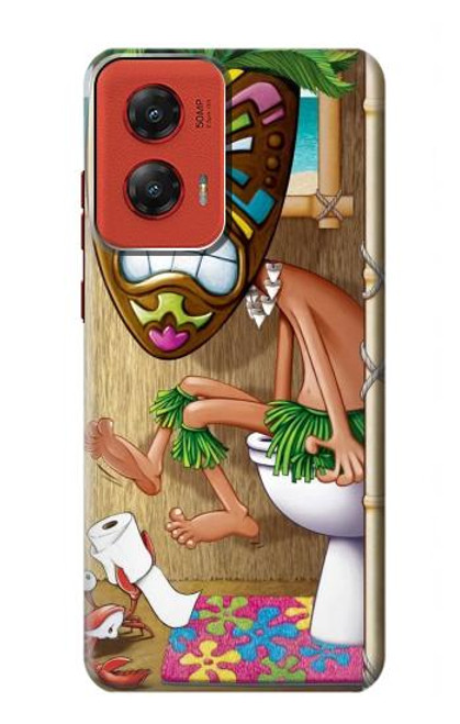 S1702 Tiki Man Toilet Case For Motorola Moto G Stylus 5G (2024)