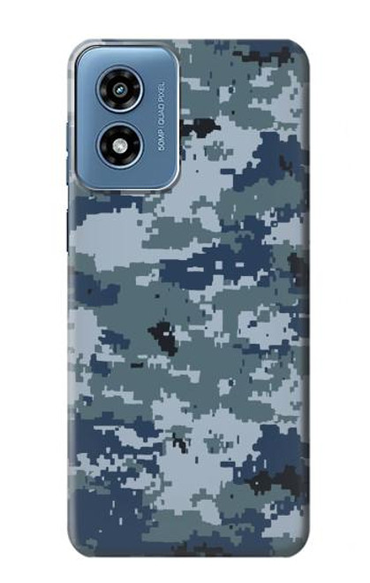 S2346 Navy Camo Camouflage Graphic Case For Motorola Moto G Play 4G (2024)