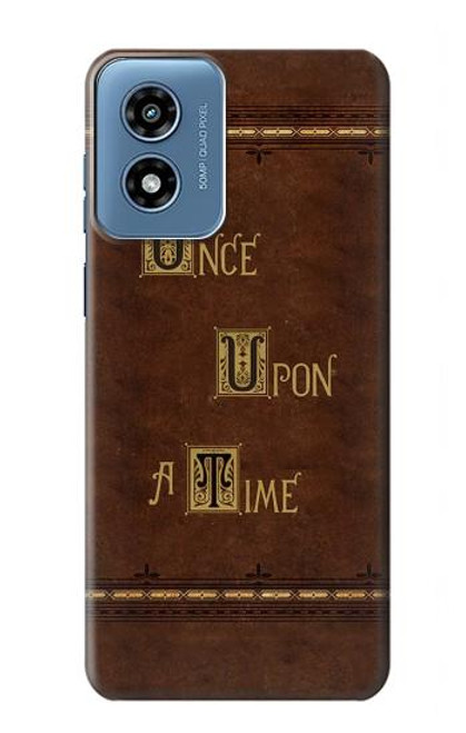 S2643 Once Upon A Time Book Case For Motorola Moto G Play 4G (2024)