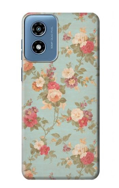 S3910 Vintage Rose Case For Motorola Moto G Play 4G (2024)