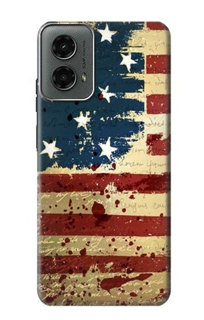 S2349 Old American Flag Case For Motorola Moto G 5G (2024)