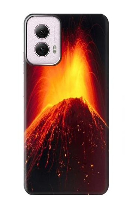 S0745 Volcano Lava Case For Motorola Moto G Power 5G (2024)