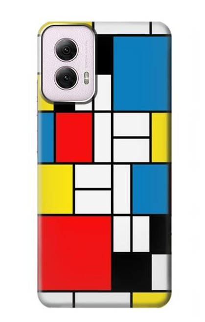 S3814 Piet Mondrian Line Art Composition Case For Motorola Moto G Power 5G (2024)