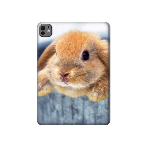 S0242 Cute Rabbit Hard Case For iPad Pro 11 (2024,2025)