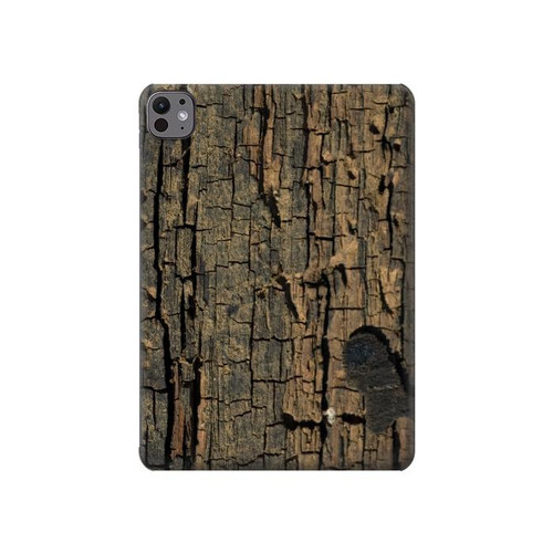 S0598 Wood Graphic Printed Hard Case For iPad Pro 11 (2024,2025)