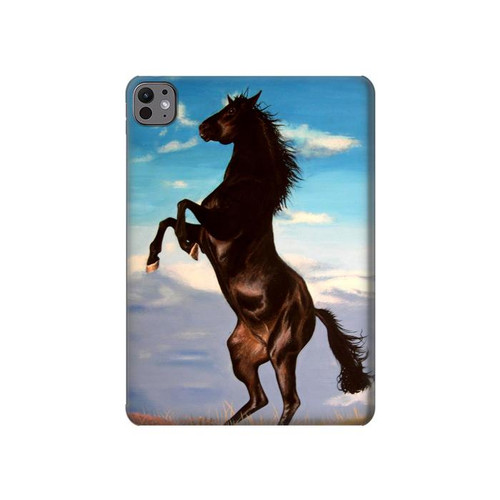 S0934 Wild Black Horse Hard Case For iPad Pro 11 (2024,2025)