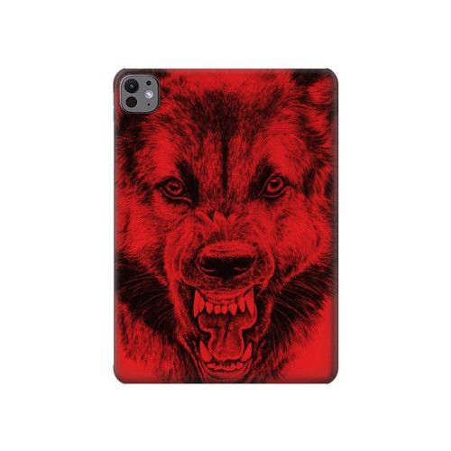 S1090 Red Wolf Hard Case For iPad Pro 11 (2024,2025)
