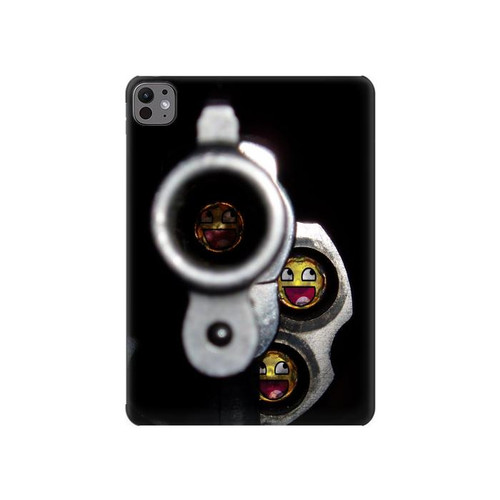 S1109 Smile Bullet Gun Hard Case For iPad Pro 11 (2024,2025)