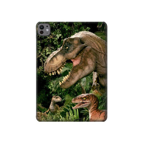 S1452 Trex Raptor Dinosaur Hard Case For iPad Pro 11 (2024,2025)