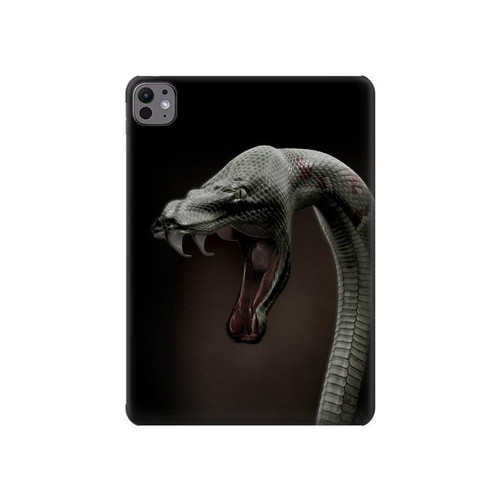 S1597 Black Mamba Snake Hard Case For iPad Pro 11 (2024,2025)