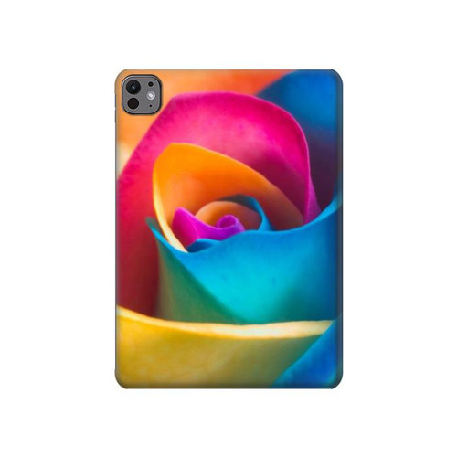 S1671 Rainbow Colorful Rose Hard Case For iPad Pro 11 (2024)