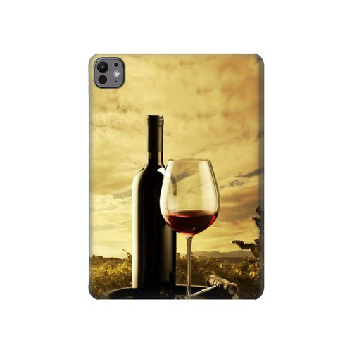 S2042 A Grape Vineyard Grapes Bottle Red Wine Hard Case For iPad Pro 11 (2024,2025)