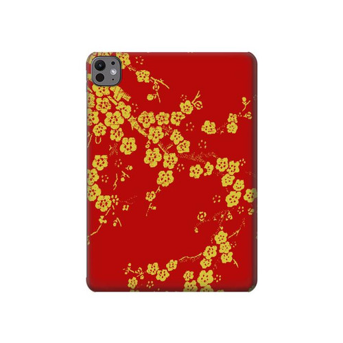 S2050 Cherry Blossoms Chinese Graphic Printed Hard Case For iPad Pro 11 (2024,2025)