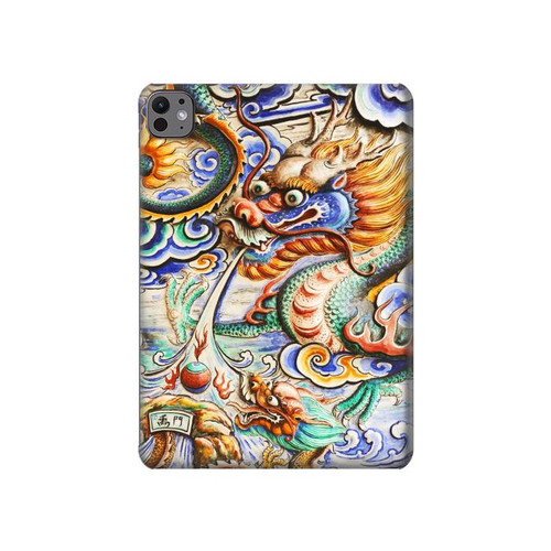 S2584 Traditional Chinese Dragon Art Hard Case For iPad Pro 11 (2024,2025)