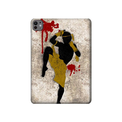 S2635 Muay Thai Kickboxing Fight Blood Hard Case For iPad Pro 11 (2024,2025)