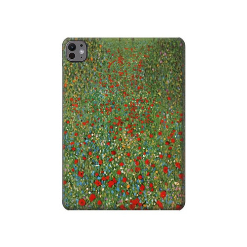 S2872 Gustav Klimt Poppy Field Hard Case For iPad Pro 11 (2024,2025)