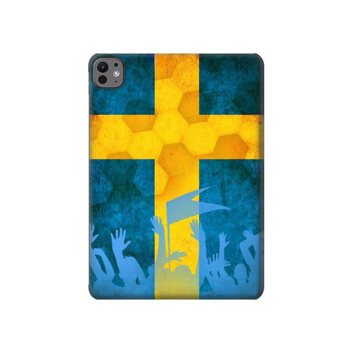 S2990 Sweden Football Soccer Hard Case For iPad Pro 11 (2024,2025)