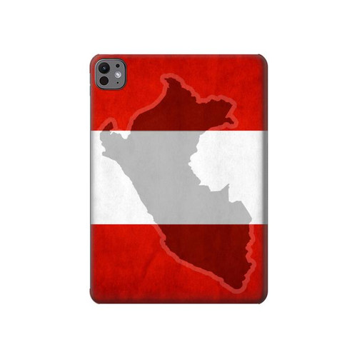 S3018 Peru Flag Hard Case For iPad Pro 11 (2024,2025)