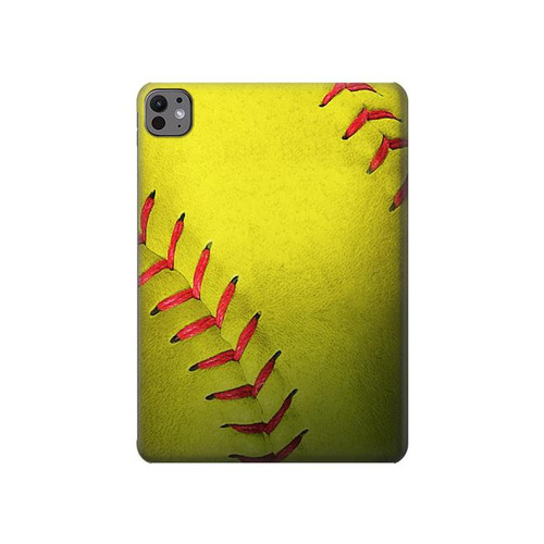 S3031 Yellow Softball Ball Hard Case For iPad Pro 11 (2024,2025)