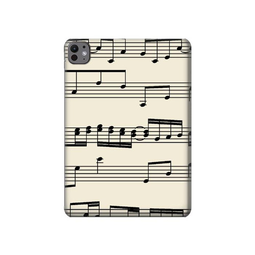 S3082 Music Sheet Hard Case For iPad Pro 11 (2024)