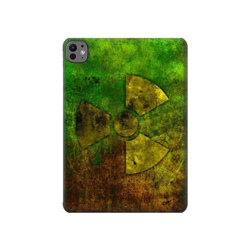 S3202 Radioactive Nuclear Hazard Symbol Hard Case For iPad Pro 11 (2024,2025)