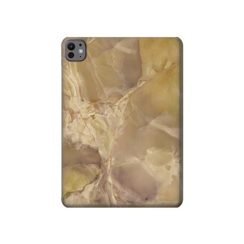 S3240 Yellow Marble Stone Hard Case For iPad Pro 11 (2024,2025)