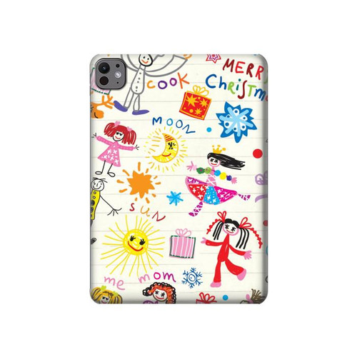 S3280 Kids Drawing Hard Case For iPad Pro 11 (2024)