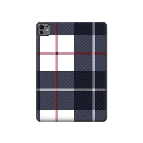 S3452 Plaid Fabric Pattern Hard Case For iPad Pro 11 (2024,2025)