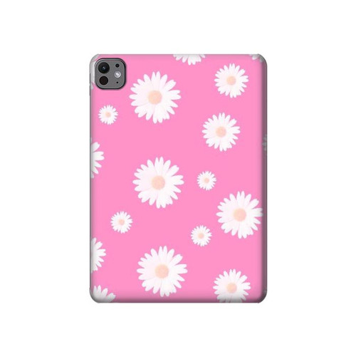 S3500 Pink Floral Pattern Hard Case For iPad Pro 11 (2024,2025)