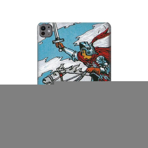 S3731 Tarot Card Knight of Swords Hard Case For iPad Pro 11 (2024,2025)