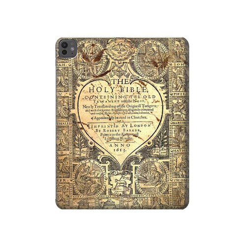 S0330 Bible Page Hard Case For iPad Pro 13 (2024,2025)