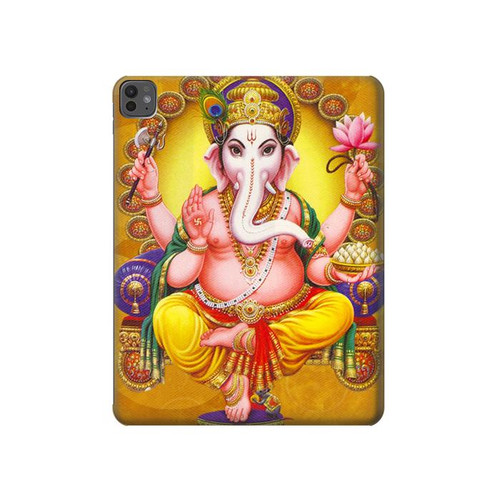S0896 Lord Ganesh Hindu God Hard Case For iPad Pro 13 (2024,2025)