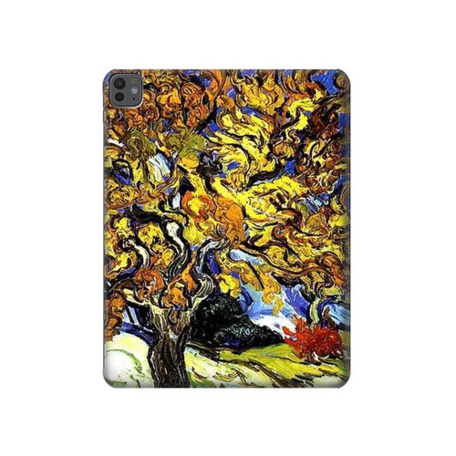 S0902 Mulberry Tree Van Gogh Hard Case For iPad Pro 13 (2024,2025), Air 13 2026