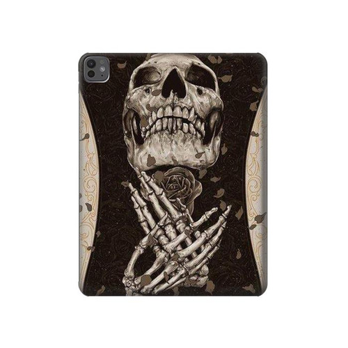 S1676 Skull Rose Hard Case For iPad Pro 13 (2024,2025), Air 13 2026