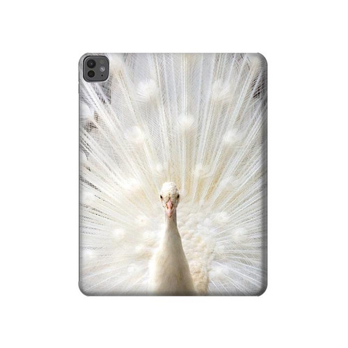 S1980 White Peacock Hard Case For iPad Pro 13 (2024,2025)