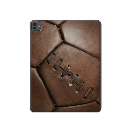 S2661 Leather Soccer Football Graphic Hard Case For iPad Pro 13 (2024,2025), Air 13 2026