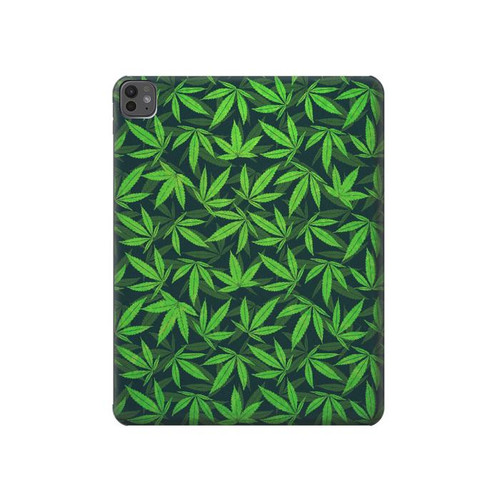 S2666 Marijuana Pattern Hard Case For iPad Pro 13 (2024,2025)