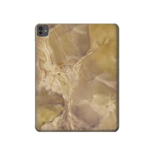 S3240 Yellow Marble Stone Hard Case For iPad Pro 13 (2024,2025), Air 13 2026