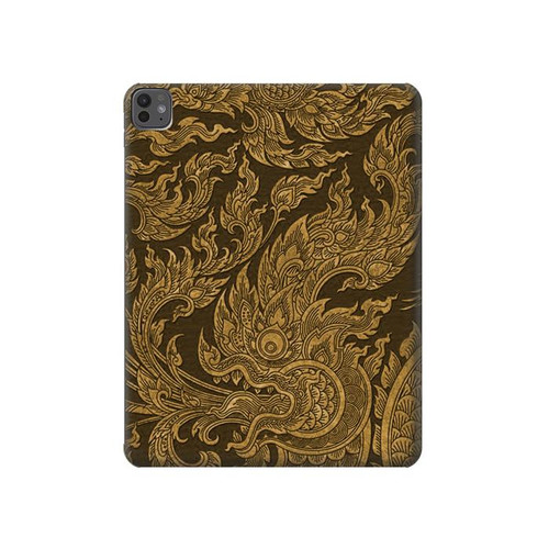 S3382 Thai Art Naga Hard Case For iPad Pro 13 (2024,2025), Air 13 2026