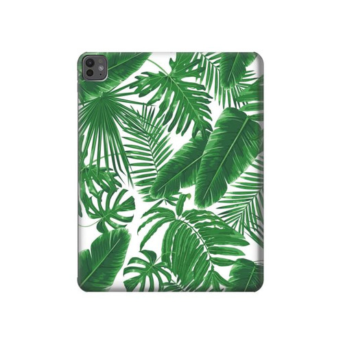 S3457 Paper Palm Monstera Hard Case For iPad Pro 13 (2024,2025)