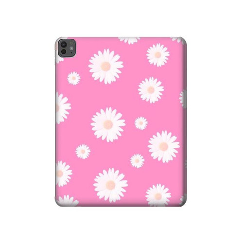 S3500 Pink Floral Pattern Hard Case For iPad Pro 13 (2024,2025)