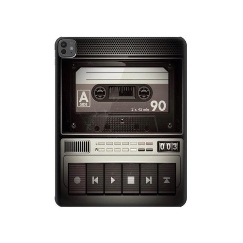 S3501 Vintage Cassette Player Hard Case For iPad Pro 13 (2024,2025), Air 13 2026