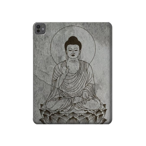 S3873 Buddha Line Art Hard Case For iPad Pro 13 (2024,2025), Air 13 2026