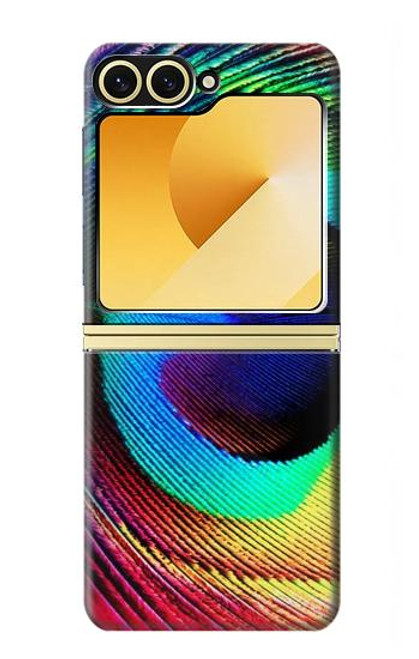 S0511 Peacock Case For Samsung Galaxy Z Flip 6, Flip 7 FE