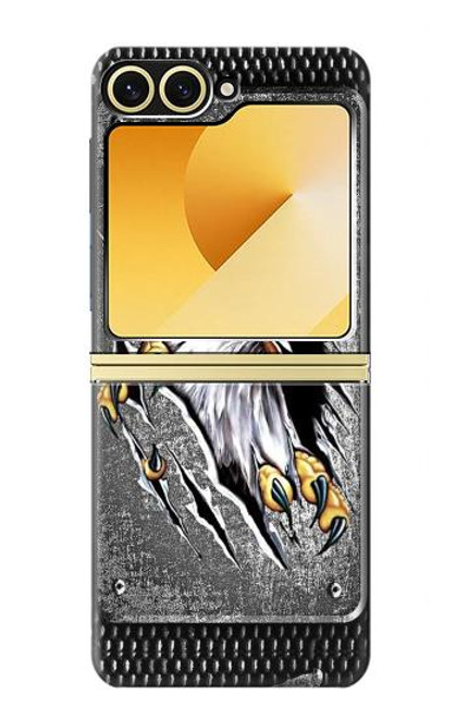 S0855 Eagle Metal Case For Samsung Galaxy Z Flip 6, Flip 7 FE