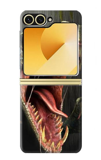 S0923 T-Rex Dinosaur Case For Samsung Galaxy Z Flip 6, Flip 7 FE