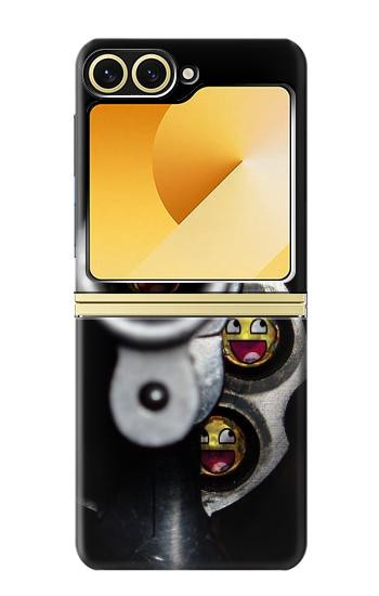 S1109 Smile Bullet Gun Case For Samsung Galaxy Z Flip 6, Flip 7 FE